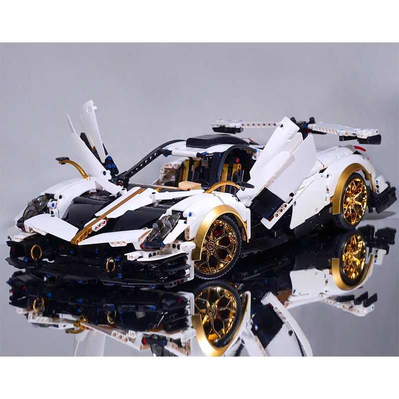 Kbox 10252 white static - Gold Edition Huayra V12 - vue 3 | Power Blockz
