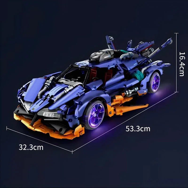 Moyu MY88007 - EVO Track Hypercar - vue 5 | Power Blockz