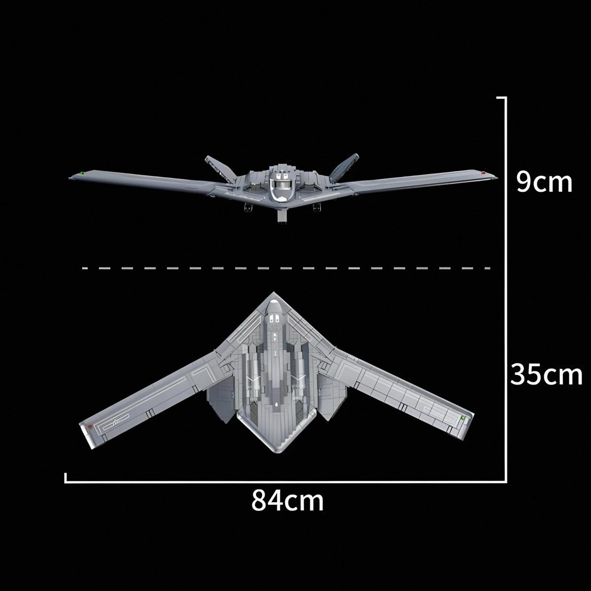 Reobrix 33038 - H-20 Long Range Bomber - vue 9 | Power Blockz