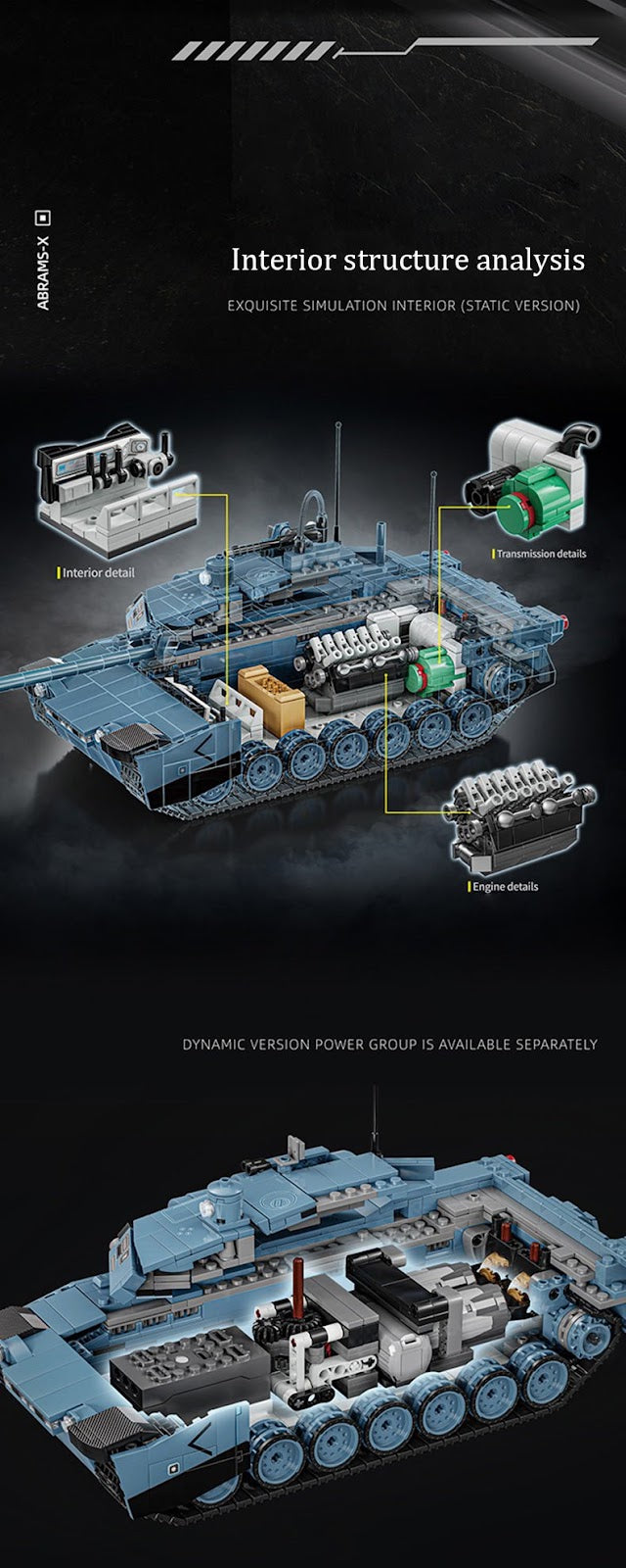 12GO 96005 - Abrams-X - vue 11 | Power Blockz