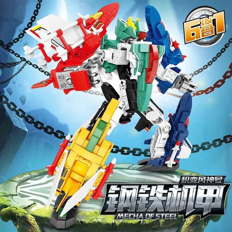 Mecha Transformation Planes Robot Fighter Bricks Toy | 754pcs - Mecha Transformation Planes Robot Fighter Bricks Toy - vue 3 | Power Blockz