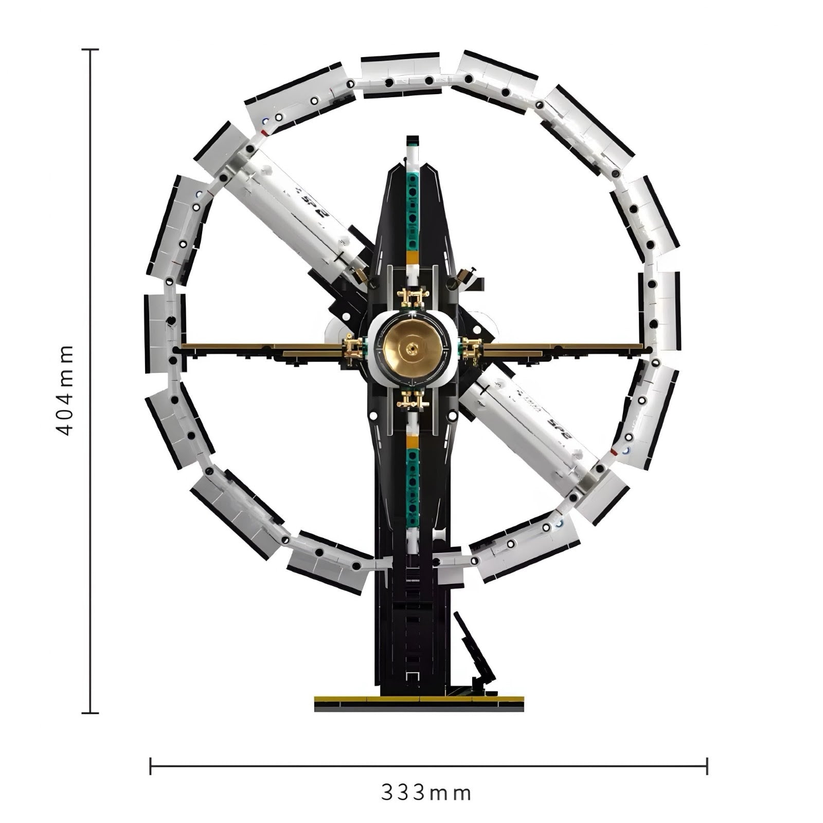 Tuomu T5006 - Modular Orbital Space Station - vue 5 | Power Blockz