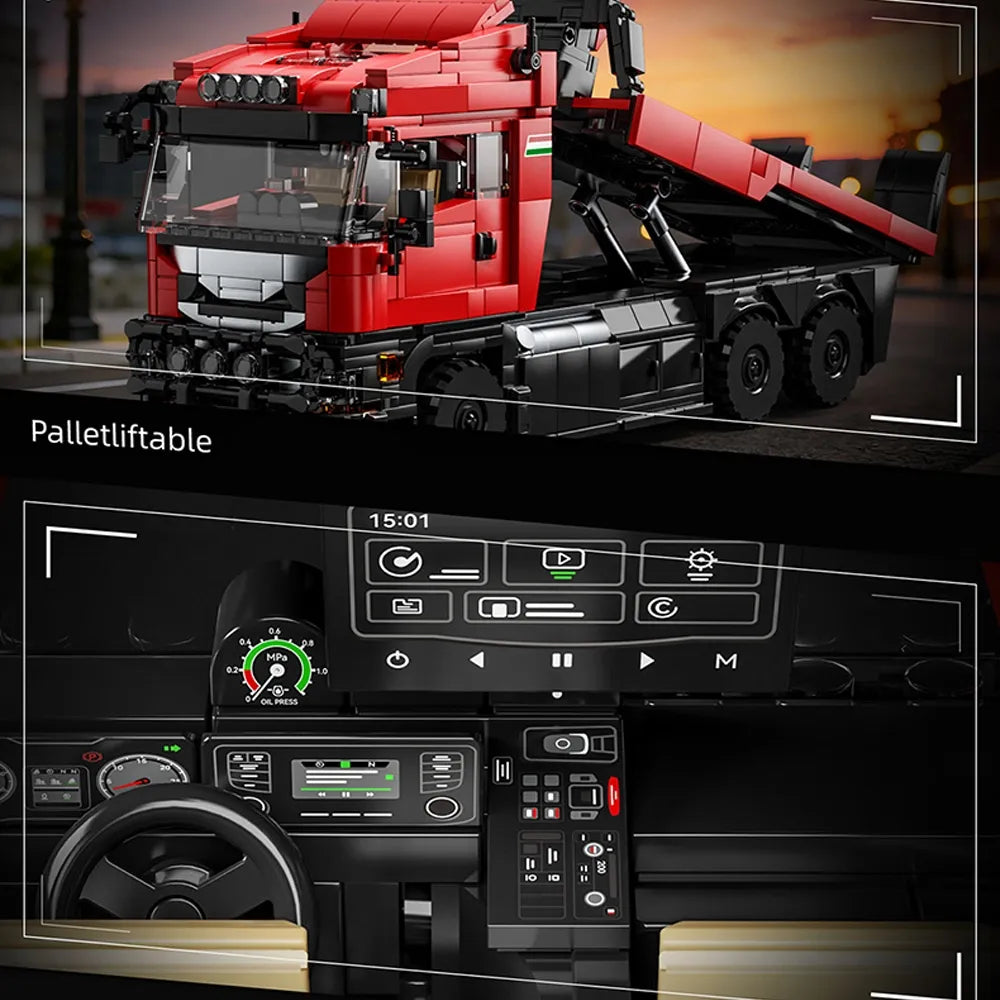 12GO 95002 - Italian Supercar Trailer Set - vue 8 | Power Blockz