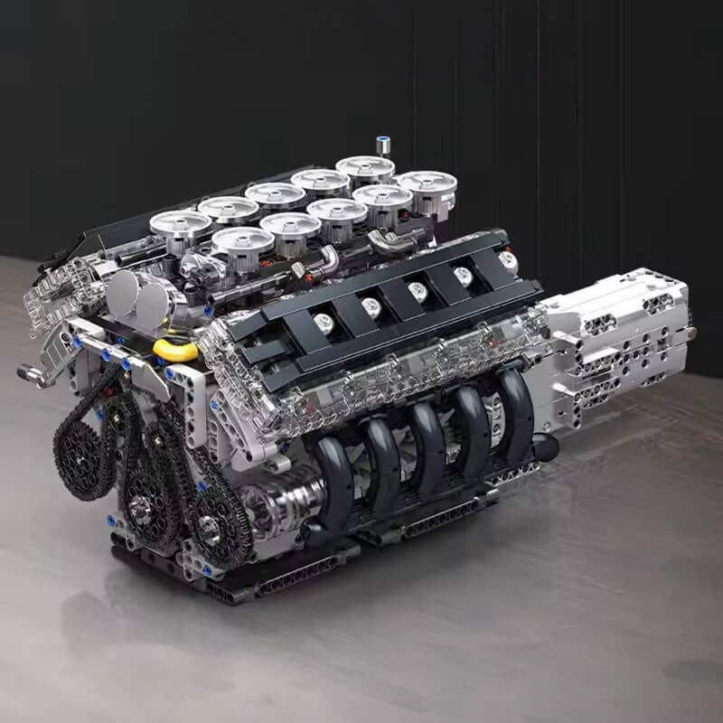 Mould King 10250 - V10 Naturally Aspired JDM - vue 4 | Power Blockz