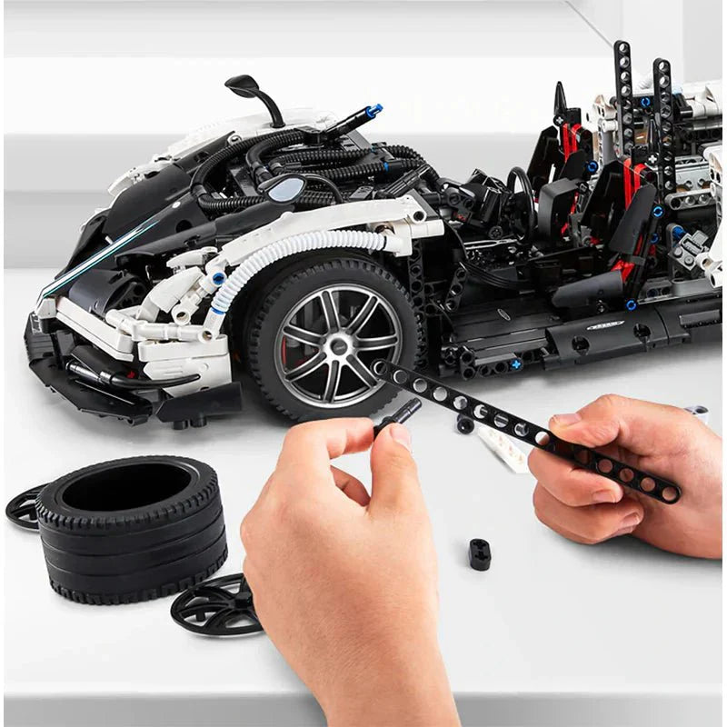 Rastar 97900 - Carbon Huyara BC Hyper Roadster - vue 3 | Power Blockz