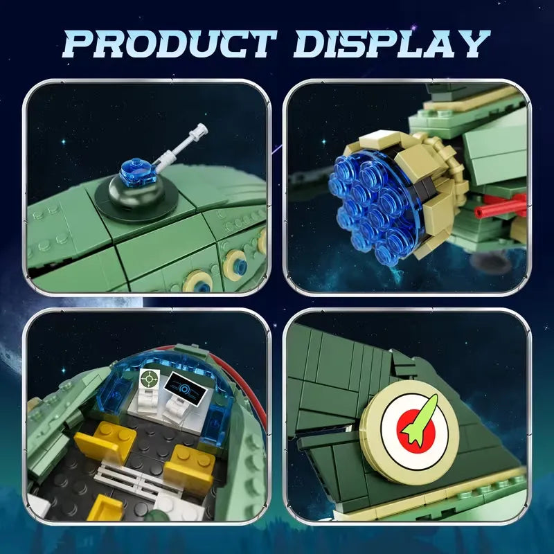 Brick Craft 72200 - Planet Express Ship - vue 4 | Power Blockz