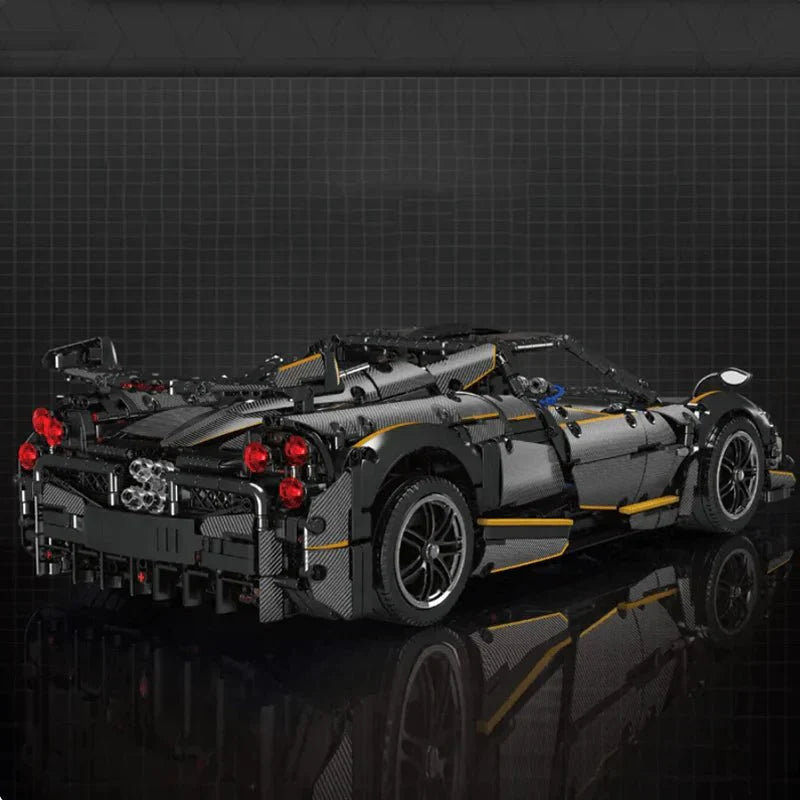 Mould King 13182 - Carbon-Fiber Italian Hypercar - vue 4 | Power Blockz