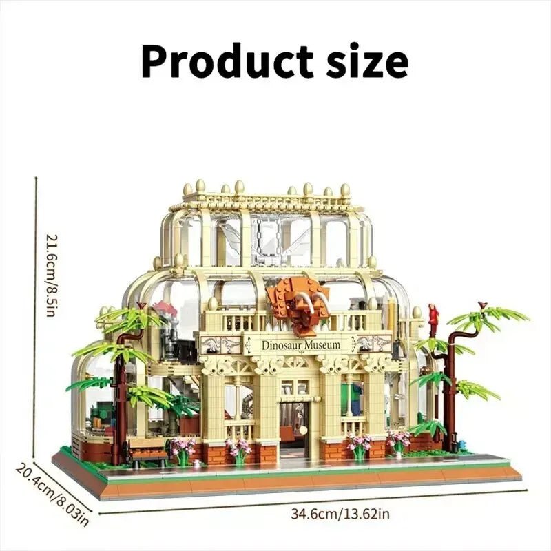 Zhegao 613000 - Natural History Dino Museum - vue 8 | Power Blockz