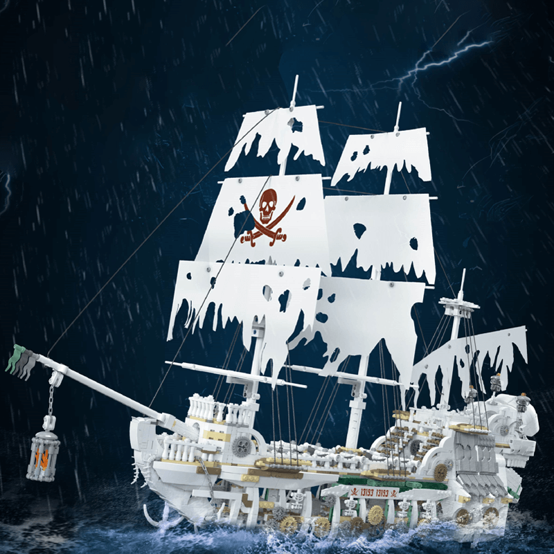 Mould King 13193 - The Haunted Ship - vue 2 | Power Blockz