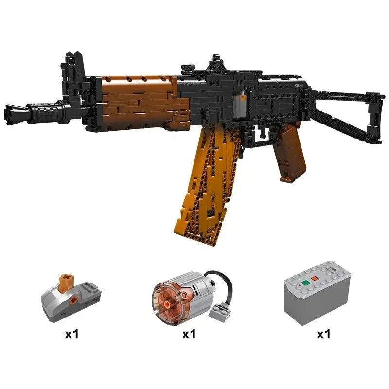 Mould King 14020 - Motorized AK47 | Power Blockz
