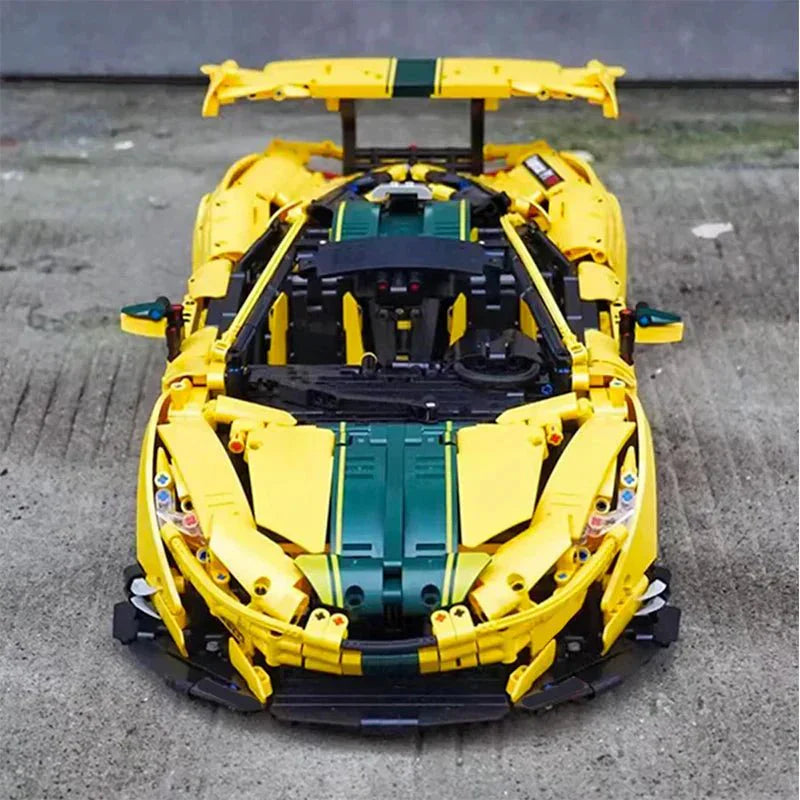 Jiestar 91101 - Track-Only Hypercar P1 GTR Yellow - vue 3 | Power Blockz