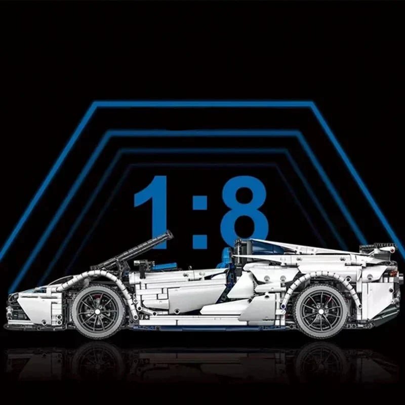 Feifan F10002 - Static Version - V12 Italian Roadster Supercar - vue 6 | Power Blockz