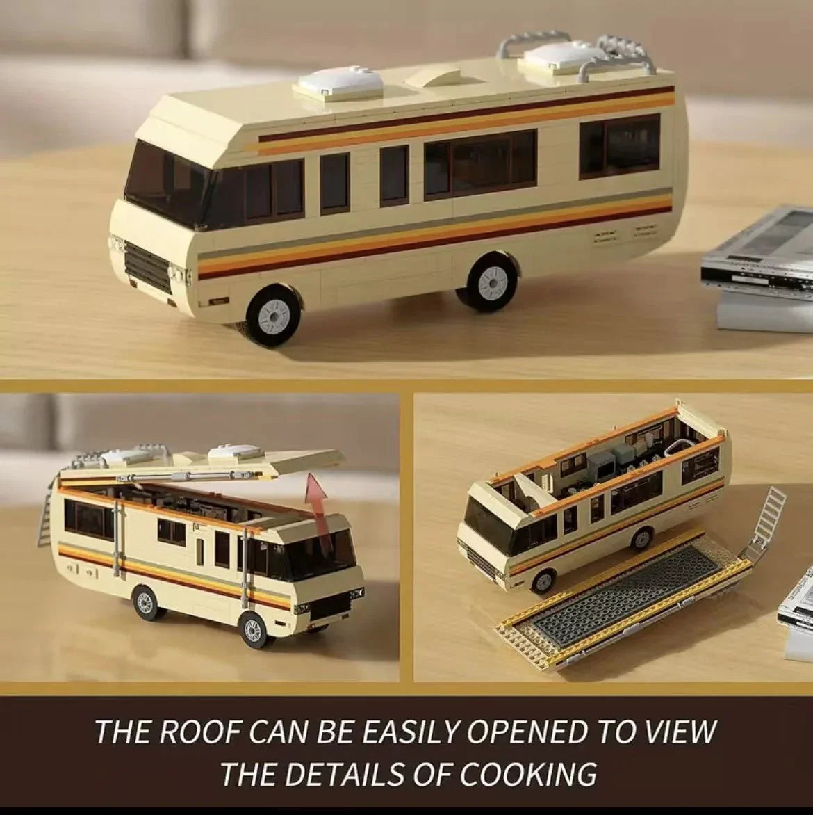 Gobricks MOC-20606 - Desert Mobile Chemistry Lab - vue 3 | Power Blockz