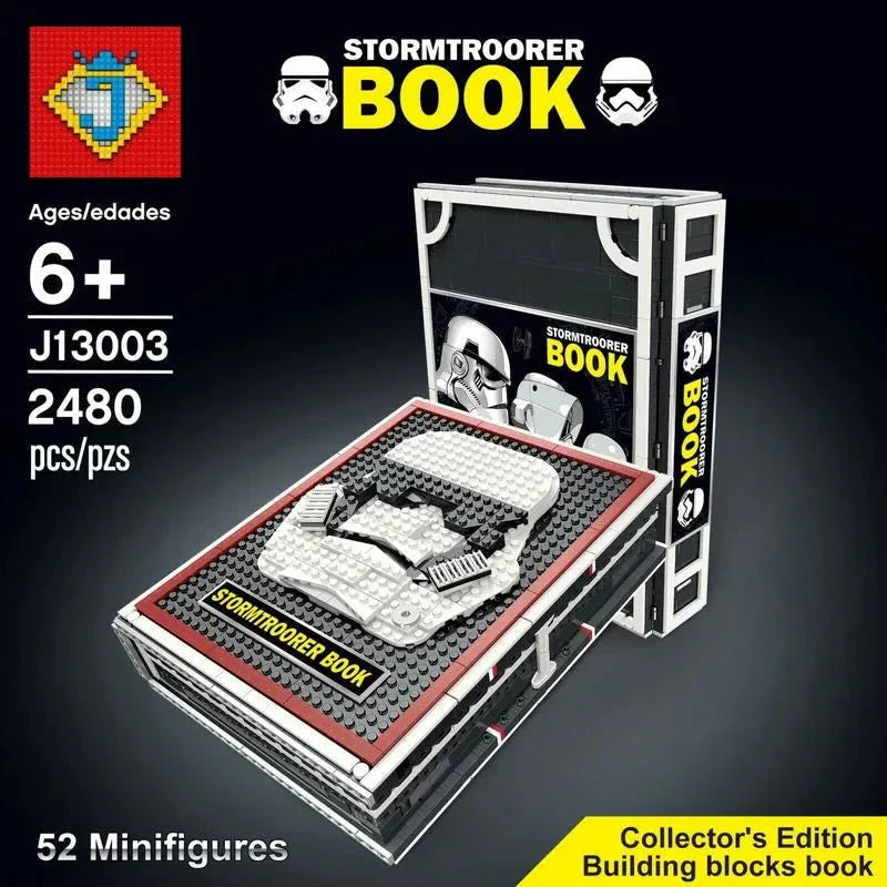 Power Blockz MOC 13003 - Star Wars Stormtrooper Book Bricks Toy - vue 5 | Power Blockz