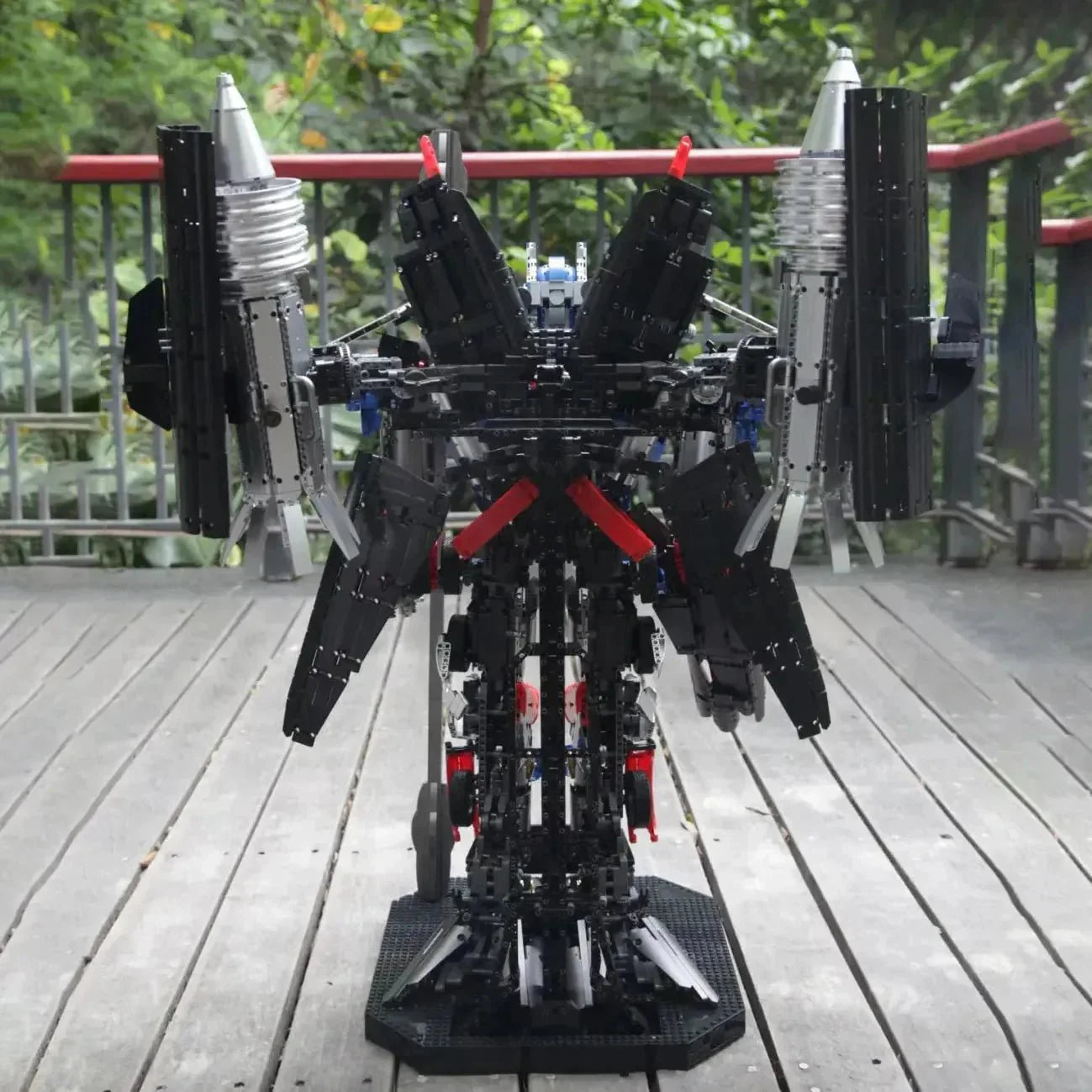 KBOX V5006 - DJ Rambo Man Mecha Transformer Robot - vue 5 | Power Blockz