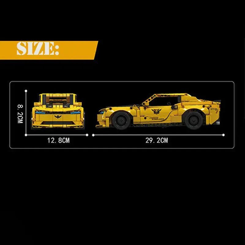 Mould King 15081 - Mini Retro Muscle Coupe - vue 5 | Power Blockz