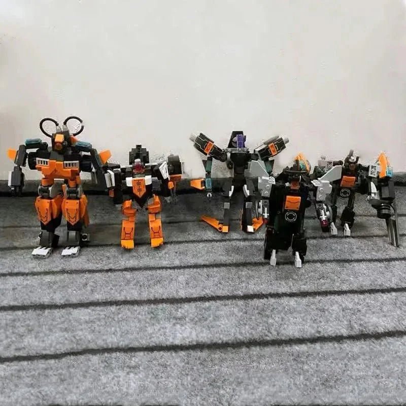 Transformer Titan Knight Mecha Robot Warrior | 996pcs - Transformer Titan Knight Mecha Robot Warrior - vue 8 | Power Blockz