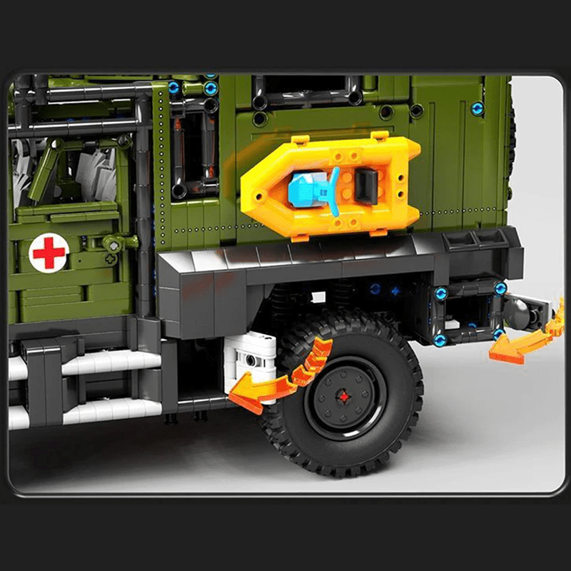 TGL T4023 - Armoured Military Ambulance - vue 3 | Power Blockz