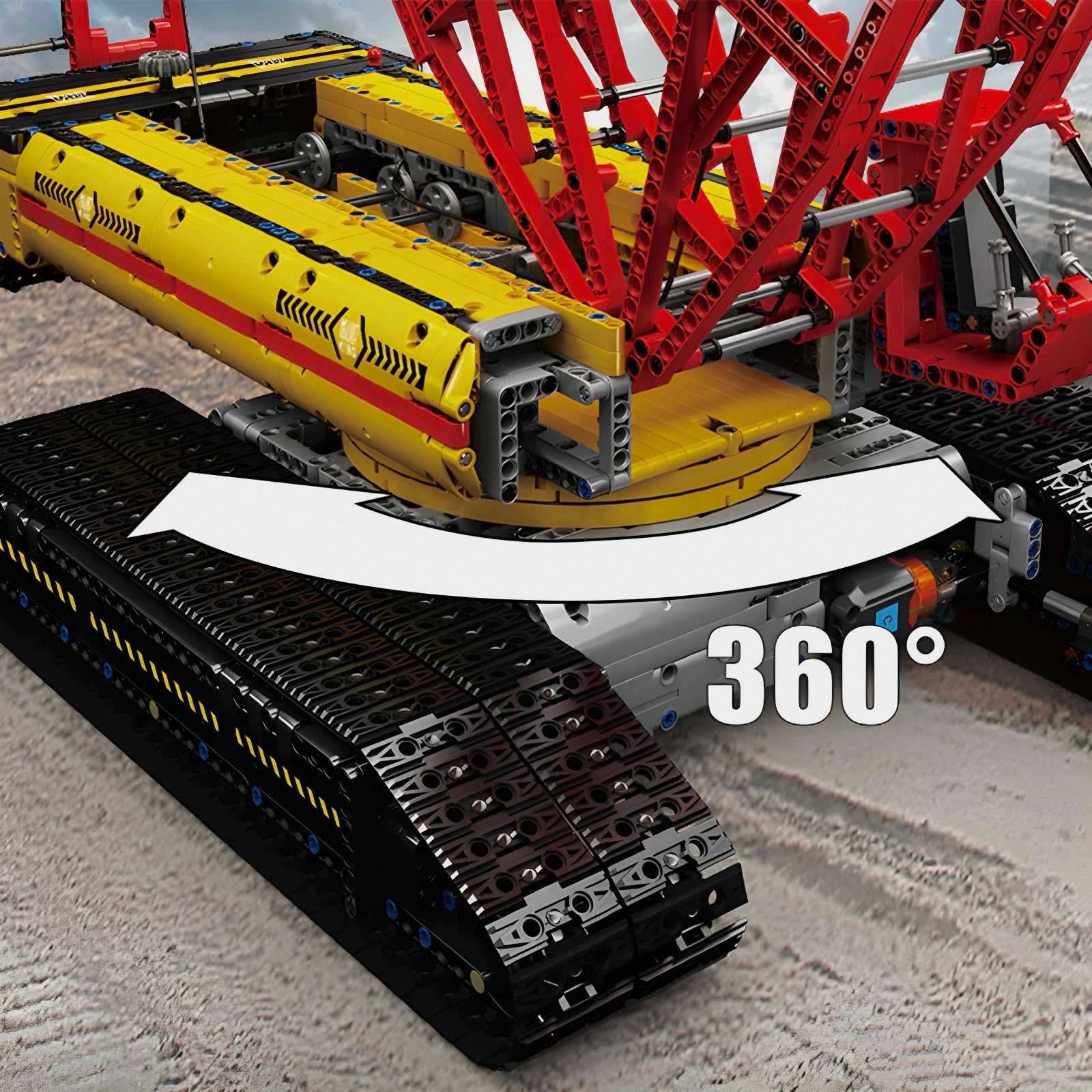 Mould King 17015S - 210cm Mega Dragline - vue 6 | Power Blockz