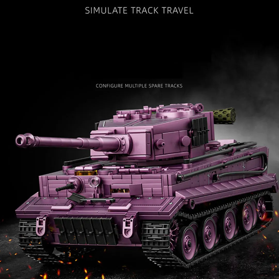 12GO 97009 - The Tiger Heavy Tank - vue 2 | Power Blockz