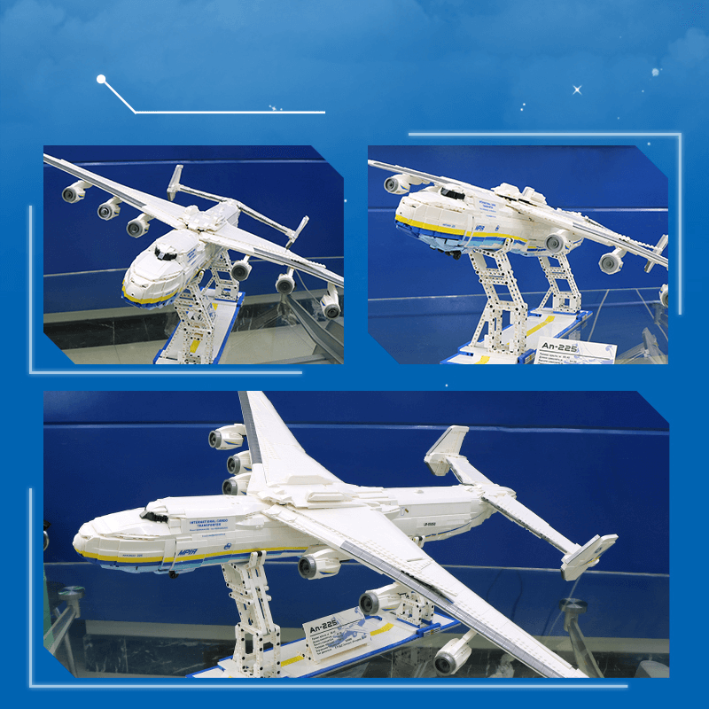 Jiestar 57014 - Antonov 225 With Stand - vue 13 | Power Blockz