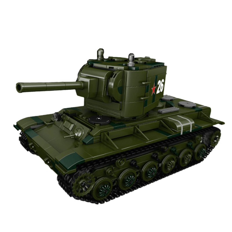 Mould King 20026 - Remote controlled KV-2 tank | Power Blockz