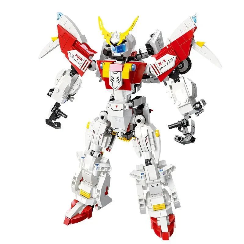 Jiestar 67031 - Super Deformed Flaming Meteor Mecha Robot Warrior Bricks Toy | Power Blockz