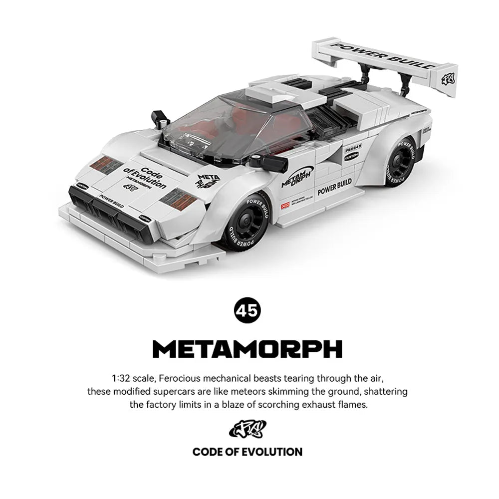 PB8845 - Metamorph Countach - vue 2 | Power Blockz