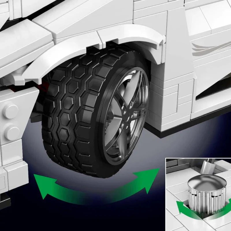 Mould King 10036 - Knight Truck Technic - vue 4 | Power Blockz