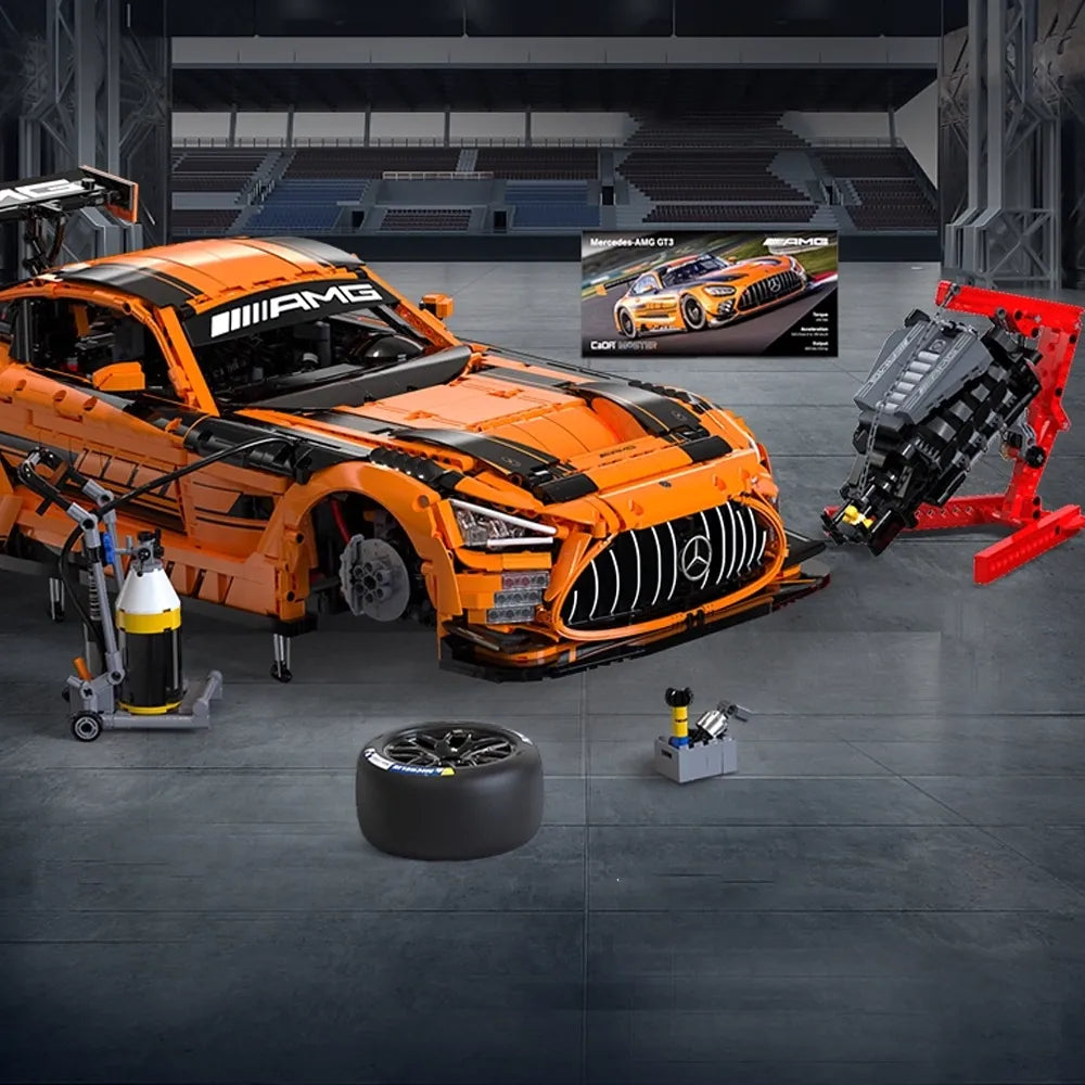 C64008W - Mercedes AMG GT Black Series - vue 12 | Power Blockz