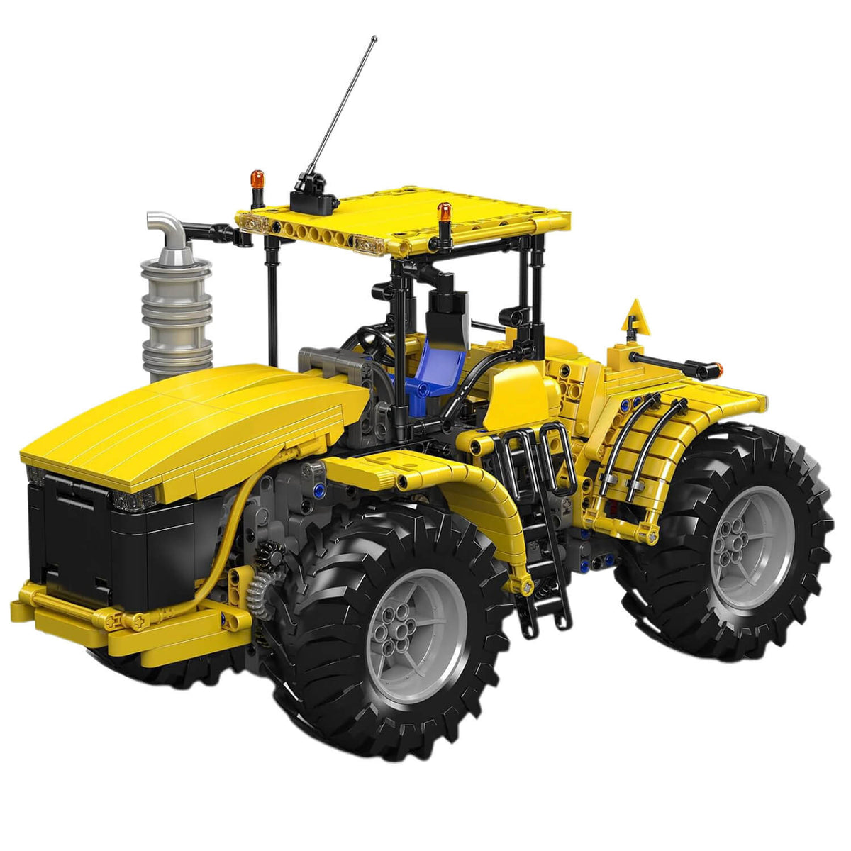 Mould King 17081 - Yellow Tractor Remote Control | Power Blockz
