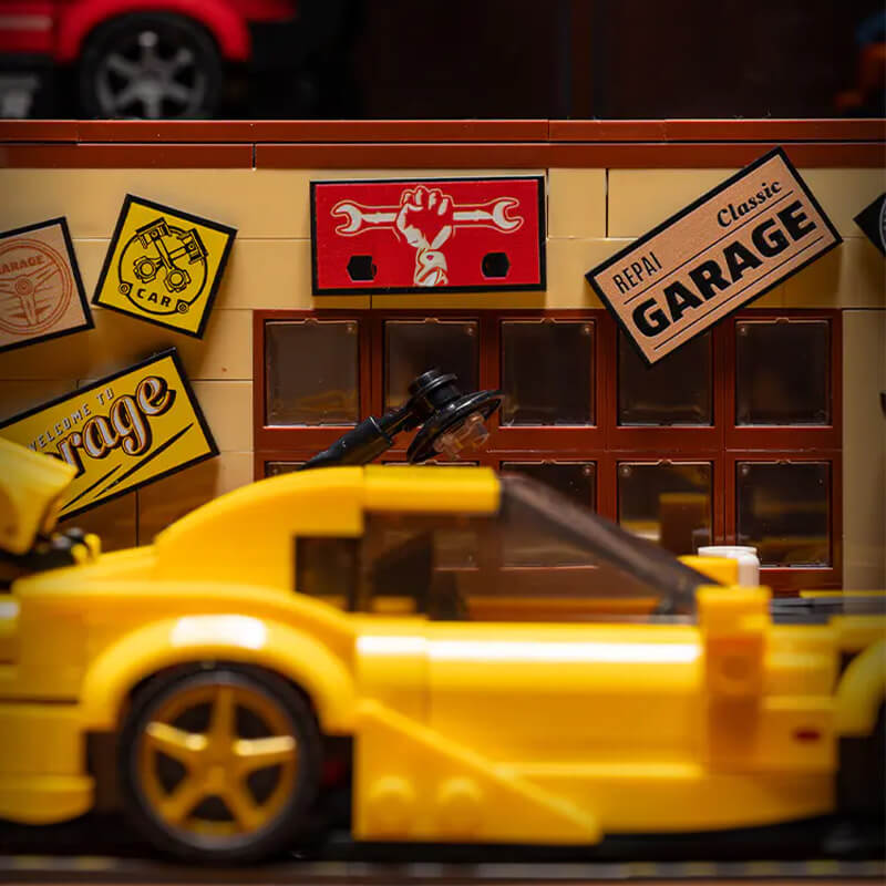 Small Angle JD098 - Vintage Auto Garage - vue 2 | Power Blockz