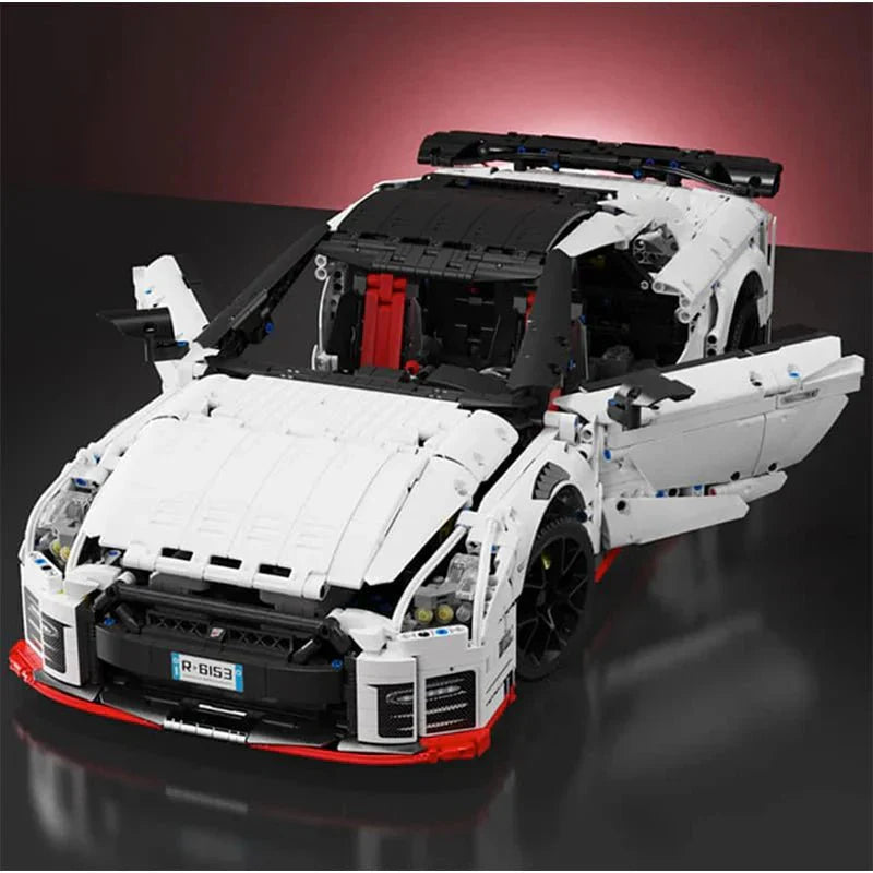 Sy Blocks 8882 - Static Version - R35 Godzilla Twin-Turbo JDM - vue 5 | Power Blockz