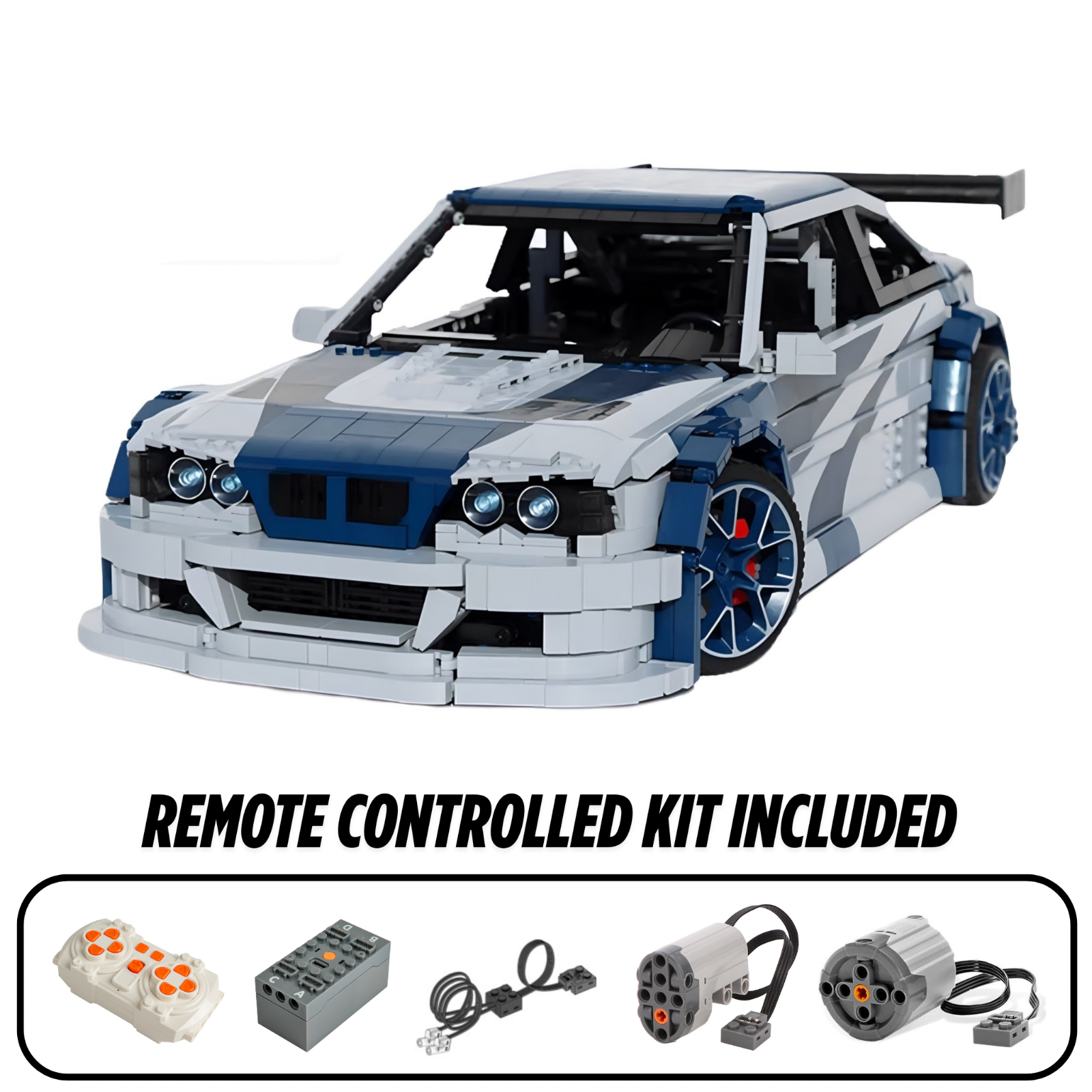 Power Blockz MOC 142015 - Static - M3 GTR NFS Most Wanted - vue 9 | Power Blockz