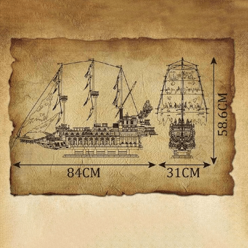 Reobrix 66011 - Royal Pirate Ship - vue 3 | Power Blockz