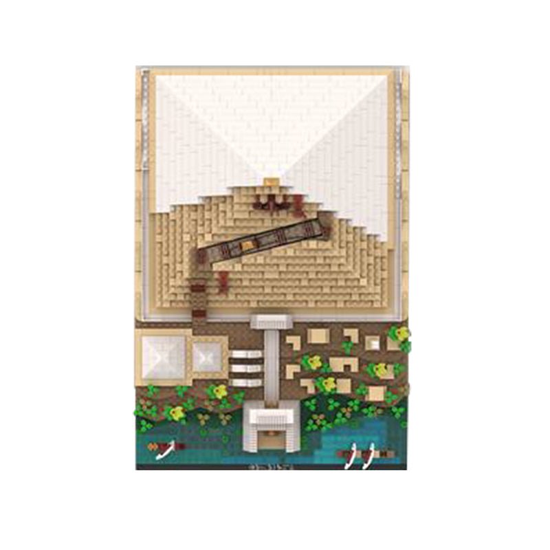 Gobricks MOC-116457 - Building Of The Great Pyramid - vue 8 | Power Blockz