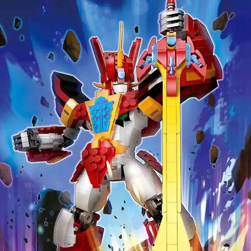 Super Hero Mecha Earth Warrior Bricks Toy - Super Hero Mecha Earth Warrior Bricks Toy - vue 4 | Power Blockz