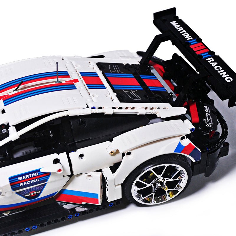 Lepin 42096 - 911 RSR Martini - vue 2 | Power Blockz