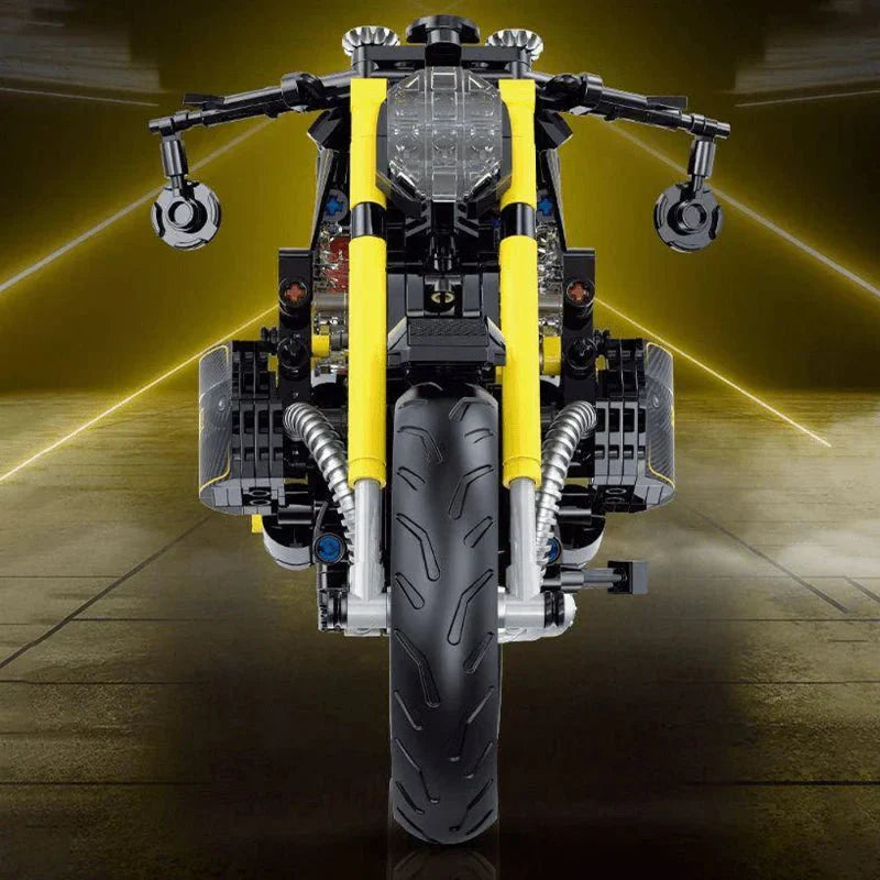 Power Blockz 60515 - Retro Cafe Racer Concept - vue 6 | Power Blockz