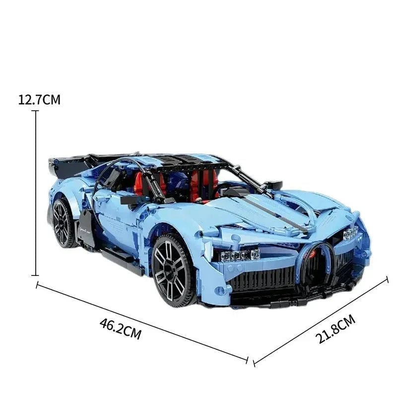 TGL T5027 - Blue - Blue Quad-Turbo W16 Hyper GT - vue 7 | Power Blockz