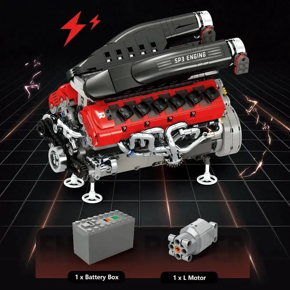 Reobrix 33016 - Italian V12 6.5 SP3 Engine - vue 2 | Power Blockz