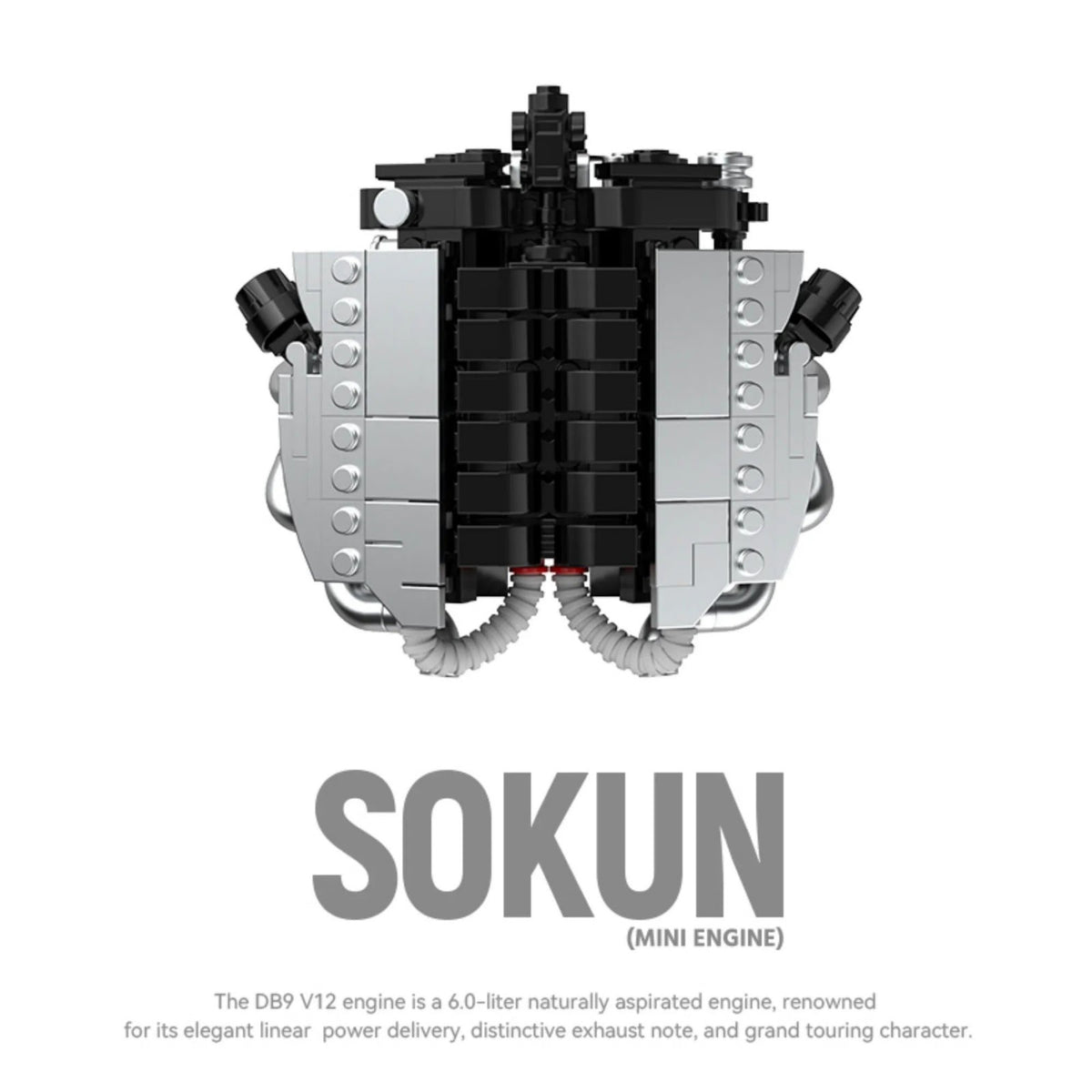 POWERBUILD PB8869C - Aston Martin DB9V12 Engine - vue 7 | Power Blockz
