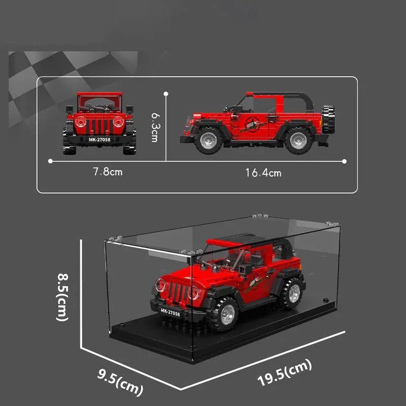 Mould King 27058 - Mini Trail 4x4 - vue 6 | Power Blockz