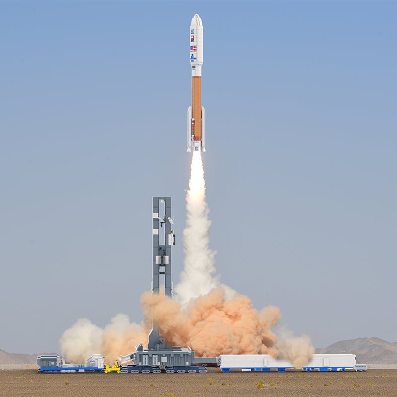 Gobricks MOC-121937 - Atlas V Launchpad - vue 7 | Power Blockz