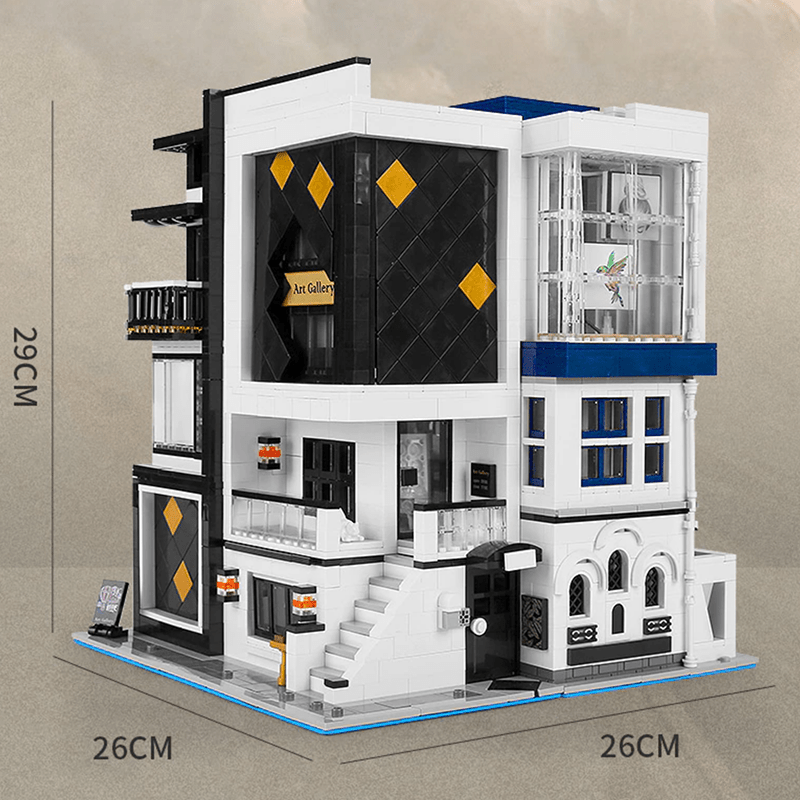 Mould King 16043 - Panoramic Art Gallery - vue 4 | Power Blockz