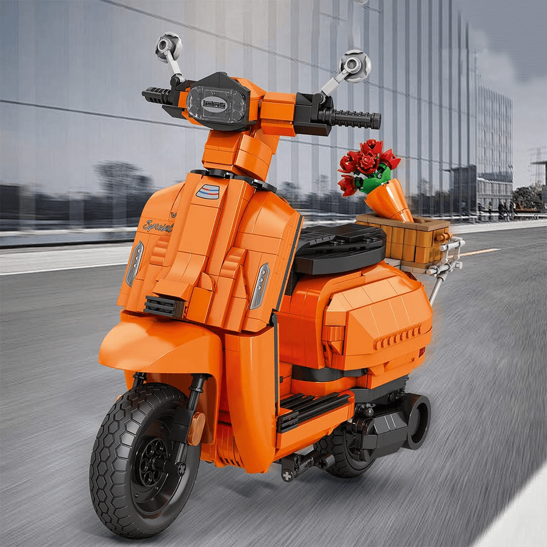 Reobrix 11036 - Orange - Lambretta V200 Special - vue 7 | Power Blockz