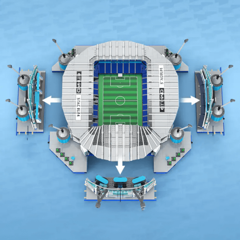 C66022 - Manchester City Football Club Etihad Stadium - vue 3 | Power Blockz