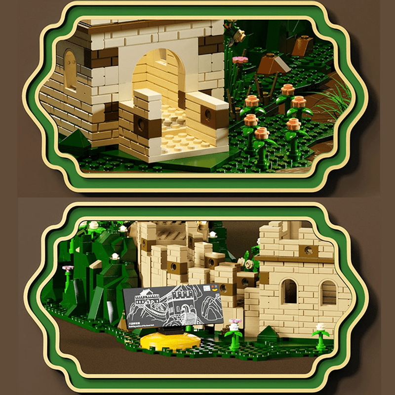 Sembo 201025 - Collectors Edition Great Wall of China - vue 6 | Power Blockz