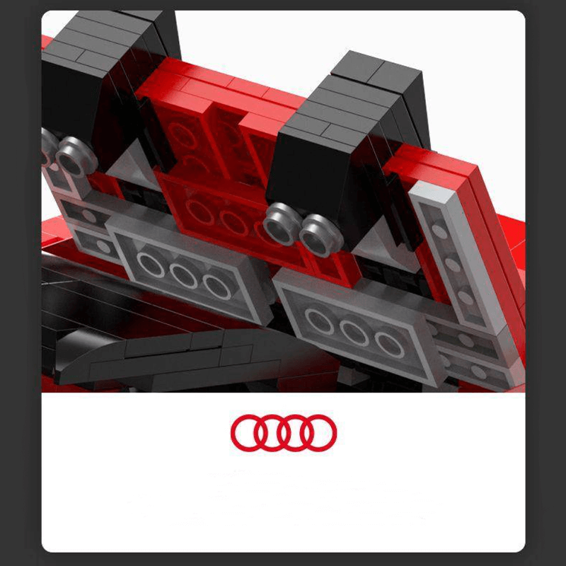 Rastar 93800 - Audi R8 Spyder - vue 13 | Power Blockz