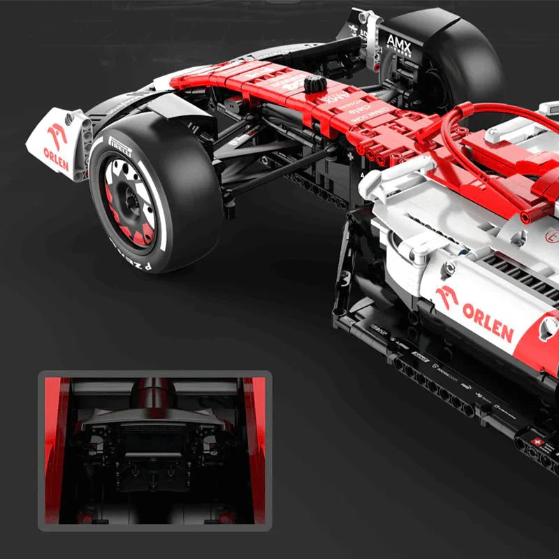 Rastar 94400 - Static Version - Official 2022 Alfa Romeo F1 - vue 19 | Power Blockz